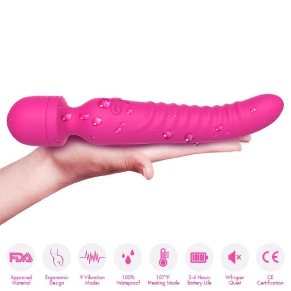 ARMONY - MISSION MASSAGER & VIBRATEUR EFFET CHALEUR FUCHSIA ARMONY MASSAGERS