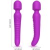 ARMONY - MASAJEADOR MISSION Y VIBRADOR EFECTO CALOR VIOLETA MASAJ