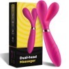ARMONY - Y-WAND MASSAGE & VIBRATEUR DOUBLE TÊTE FUCHSIA ARMONY MASSAGERS