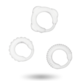Addicted Toys - Juego de anillos Clear C