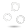 Addicted Toys - Juego de anillos Clear C