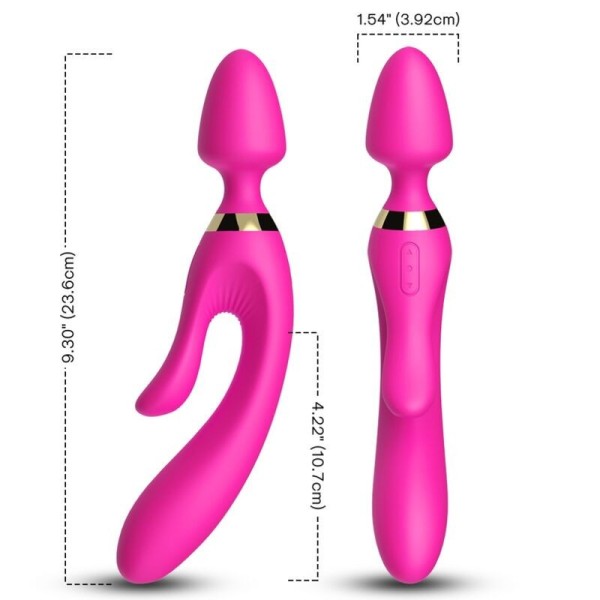 ARMONY - MASAJEADOR Y VIBRADOR CONEJO FUCSIA MASAJEADORES ARMONY