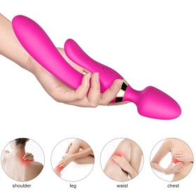 ARMONY - MASSEUR & VIBRATEUR LAPIN FUCHSIA ARMONY MASSAGERS