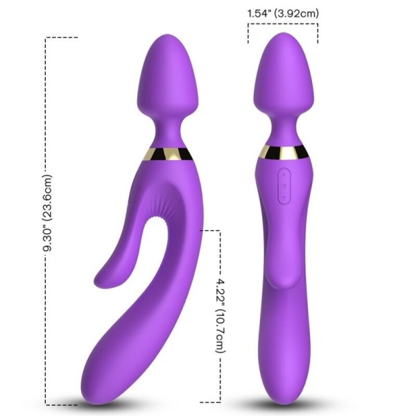 ARMONY - MASSEUR & VIBRATEUR LAPIN VIOLET ARMONY MASSAGERS