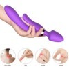 ARMONY - MASSAGEADOR DE COELHO ROXO E VIBRADOR MASSAGEADORES ARMONY
