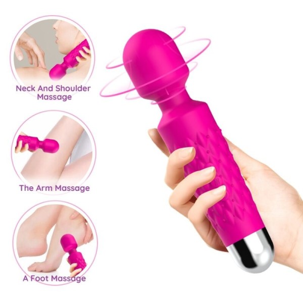 ARMONY - MASSEUR & VIBRATEUR POSTMAN TÊTE SUPER FLEXIBLE FUCHSIA ARMONY MASSAGERS