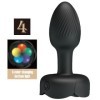 OLMAN PLUG ANAL CON LUZ LED NEGRO 8,8 CM PRETTY LOVE