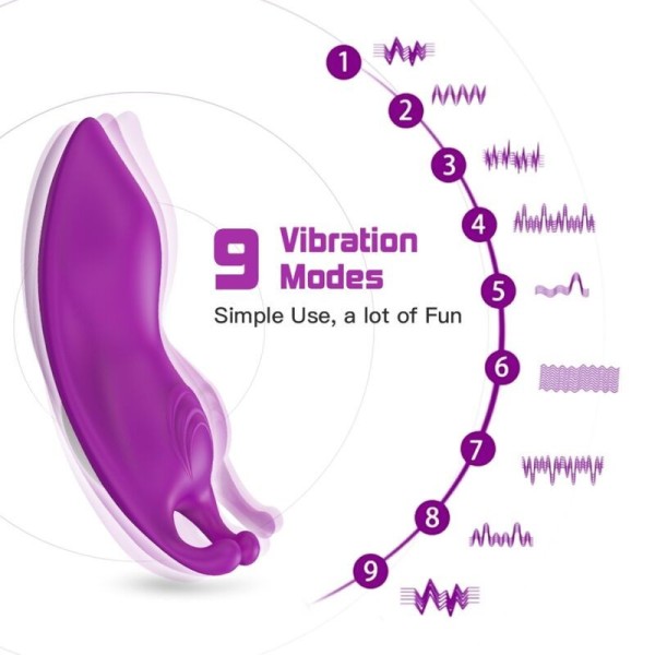 ARMONY - HONEYBEE WEARABLE PANTIES VIBRATEUR G-SPOT TÉLÉCOMMANDE VIOLET ARMONY WEARABLES