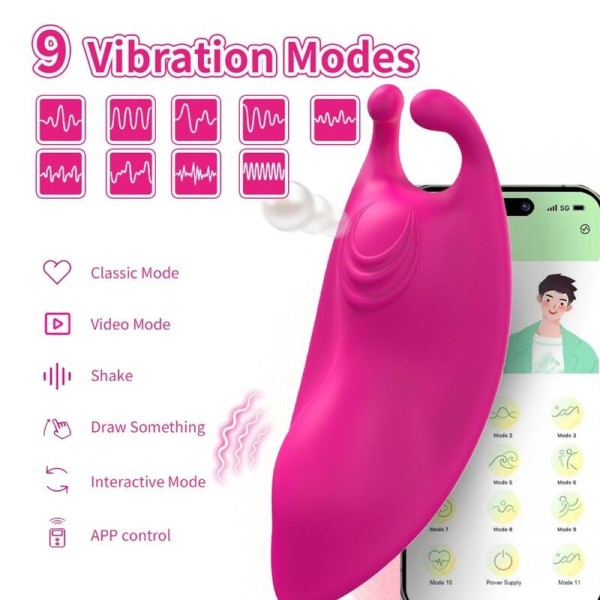 ARMONY - HONEYBEE WEARABLE PANTIES VIBRATEUR G-SPOT FUCHSIA - APPLICATION GRATUITE ARMONY WEARABLES