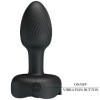 PLUG ANAL OLMAN AVEC LUMIÈRE LED NOIR 8,8 CM PRETTY LOVE
