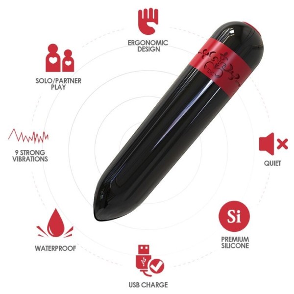 ARMONY - ROCKET VIBRATEUR BULLET NOIR ARMONY STIMULATORS