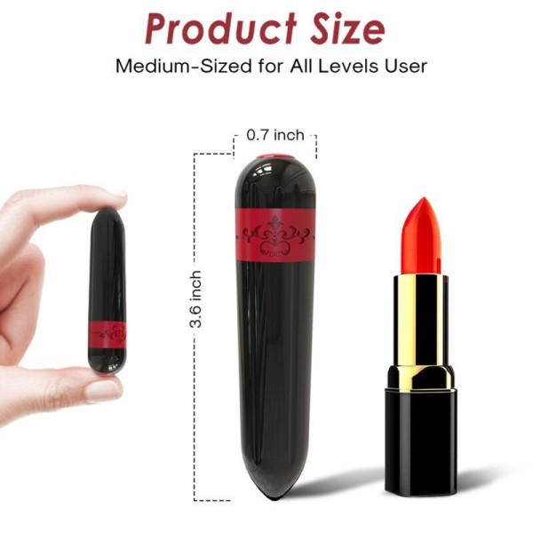 ARMONY - MANDO A DISTANCIA BULLET ROCKET VIBRADOR NEGRO ESTIMULAD