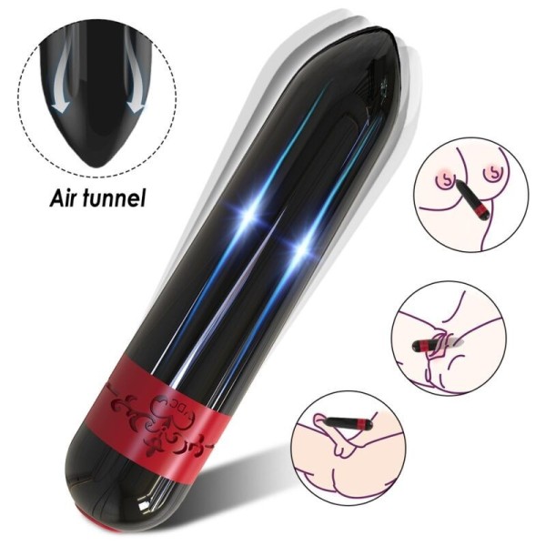 ARMONY - MANDO A DISTANCIA BULLET ROCKET VIBRADOR NEGRO ESTIMULAD