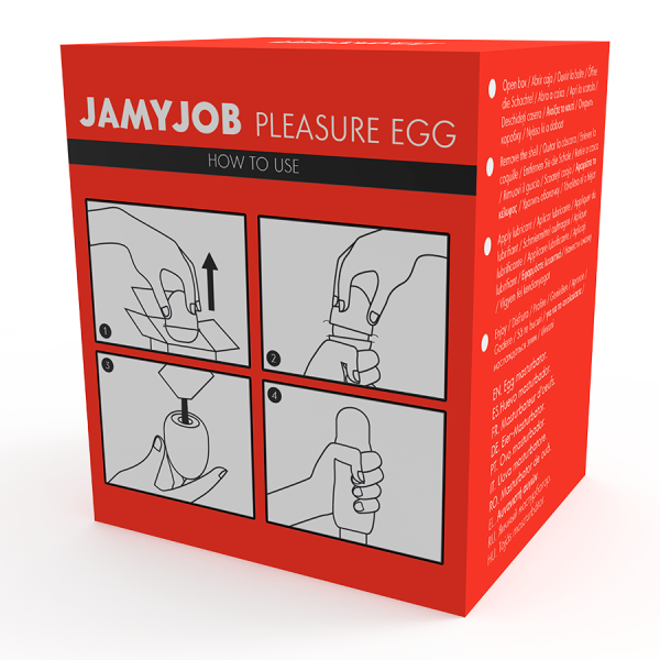 Jamyjob - EGG Masturbador Rojo Versión Discreta