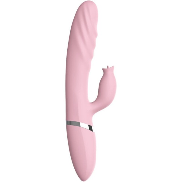 ARMONY - VIBRADOR E IMPULSO COM LÍNGUA DE EFEITO DE CALOR ROSA VIBRADORES ARMONY