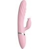 ARMONY - VIBRADOR Y EMPUJADOR CON LENGUA EFECTO CALOR ROSA VIBRAD