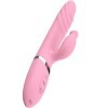 ARMONY - VIBRADOR Y EMPUJADOR CON LENGUA EFECTO CALOR ROSA VIBRAD