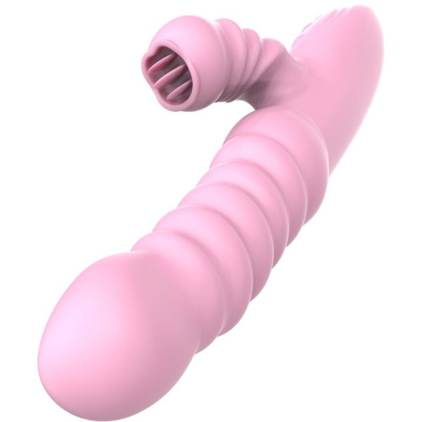 ARMONY - VIBRADOR MULTIFUNÇÃO COM LÍNGUA ESTIMULANTE EFEITO CALOR ROSA VIBRADORES ARMONY