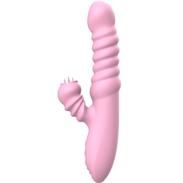 ARMONY - VIBRADOR MULTIFUNÇÃO COM LÍNGUA ESTIMULANTE EFEITO CALOR ROSA VIBRADORES ARMONY