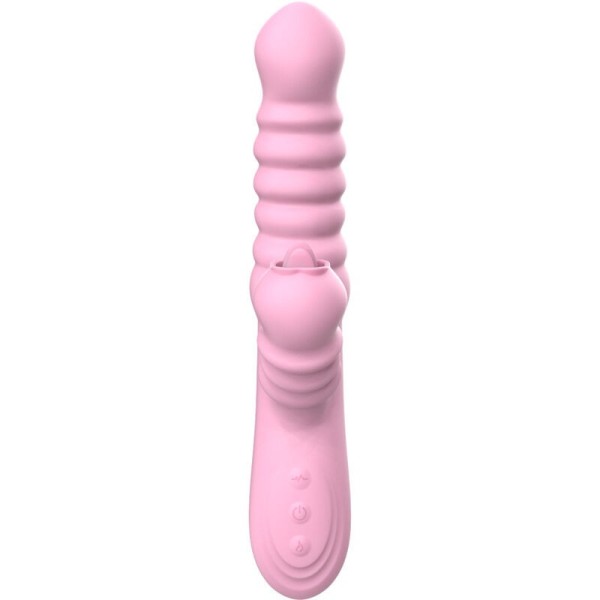 ARMONY - VIBRADOR MULTIFUNÇÃO COM LÍNGUA ESTIMULANTE EFEITO CALOR ROSA VIBRADORES ARMONY