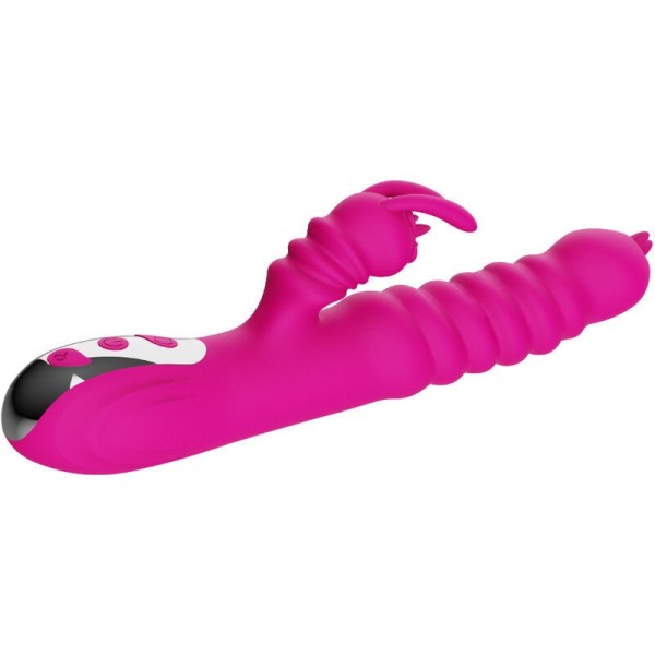 ARMONY - VIBRADOR MULTIFUNCIÓN CONEJO DOBLE LENGUA EFECTO CALOR F