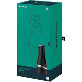 Satisfyer - Masturbador Masculino Clásico Plateado