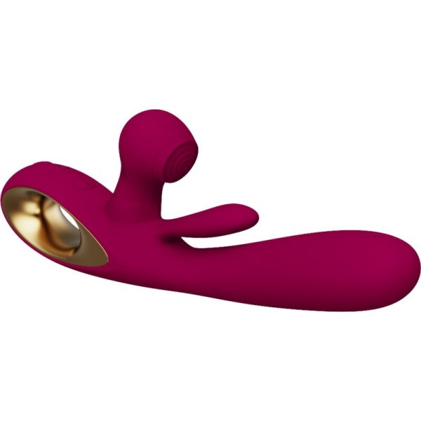 ARMONY - VIBRADOR DE IMPACTO SWING E ESTIMULADOR DUPLO MODELO 1 VIBRADORES ARMONY BORDEAUX