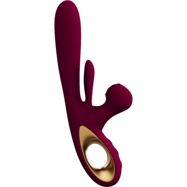 ARMONY - VIBRADOR DE IMPACTO SWING E ESTIMULADOR DUPLO MODELO 1 VIBRADORES ARMONY BORDEAUX