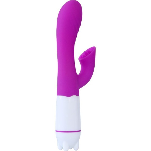 ARMONY - HAPPY VIBRATEUR & STIMULATEUR AVEC LANGUE RECHARGEABLE VIOLET ARMONY VIBRATORS