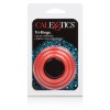 Calexotics - JEU DE Trois Anneaux Rouge – Accessoires de pénis