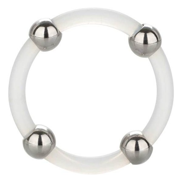Calexotics - Bague EN Silicone Perlée Acier L