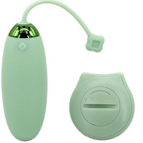 ARMONY - VIBRADOR DE CONTROLE REMOTO KITTY FUN EGG 10 VIBRAÇÕES ESTIMULADORES ARMONY VERDES