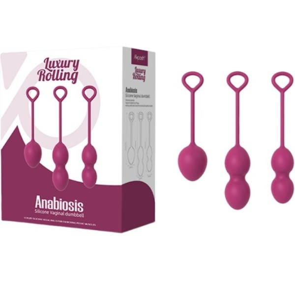 ARMONY - MANCUERNA ANABIOSIS VAGINAL 3 NIVELES BURDEOS ARMONY WEA