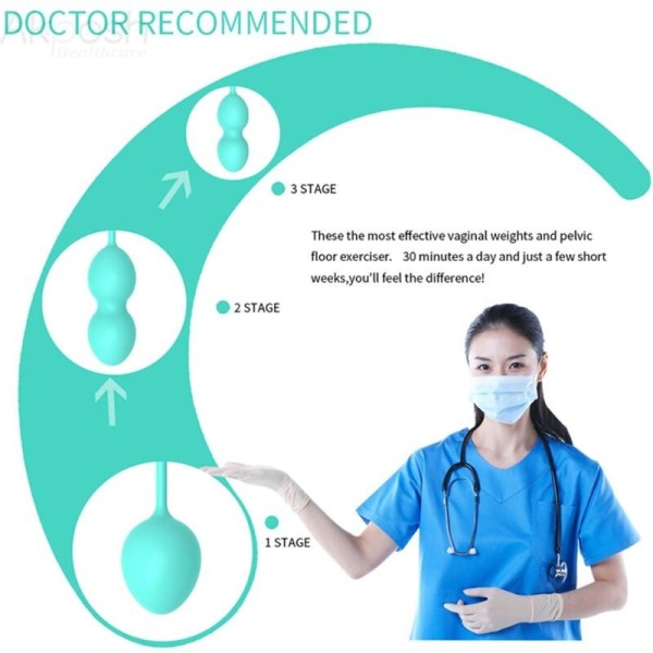 ARMONY - MANCUERNA ANABIOSIS VAGINAL 3 NIVELES VERDE ARMONY WEARA