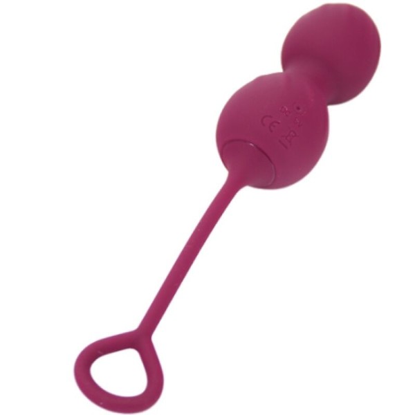 ARMONY - BLOSSOMS HALTÈRE VAGINALE VIBRATION TÉLÉCOMMANDE 10 VIBRATIONS ROUGE FONCÉ ARMONY VIBRATORS