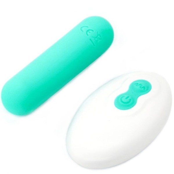 ARMONY - SPLASH JOLINE VIBRATEUR BULLET TÉLÉCOMMANDE EN SILICONE 10 VIBRATIONS 65 X 15 CM VERT ARMONY STIMULATORS