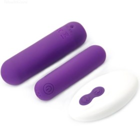 ARMONY - SPLASH JOLINE BULLET VIBRADOR CONTROLE REMOTO EM SILICONE 10 VIBRAÇÕES 6,5 X 1,5 CM ESTIMULADORES ARMONY ROXO