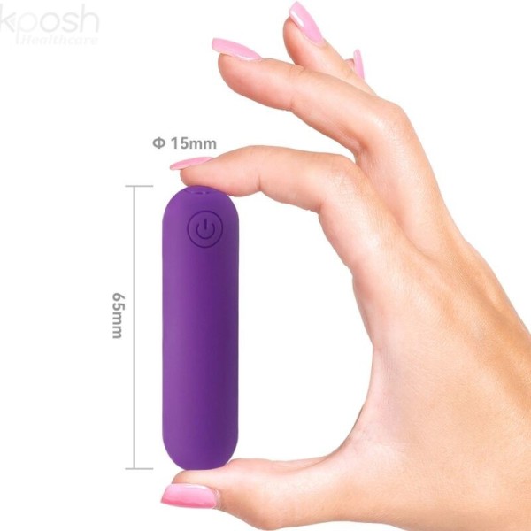 ARMONY - SPLASH JOLINE VIBRATEUR BULLET TÉLÉCOMMANDE EN SILICONE 10 VIBRATIONS 6.5 X 1.5 CM VIOLET ARMONY STIMULATORS