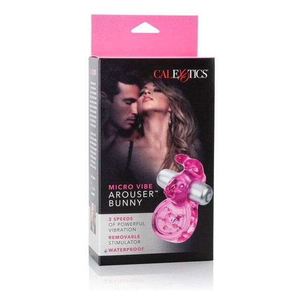 Calexotics - Micro Vibe Arouser Lapin – Cockring avec vibration