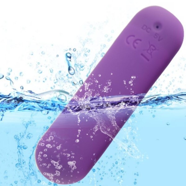 ARMONY - SPLASH JOIE VIBRATEUR BULLET TÉLÉCOMMANDE EN SILICONE 10 VIBRATIONS 75 X 19 CM VIOLET ARMONY STIMULATORS