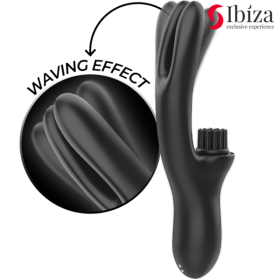 IBIZA - RABITT HI-TECH BRUSHING VIBRADOR CLITORIAL MULTICÉLULA Y 