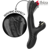 IBIZA - DOS DRAGONES DOBLE VIBRADOR NEGRO TECNOLOGÍA IBIZA