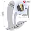 IBIZA - VIBRATEUR PORTABLE AVEC STIMULATION DU POINT G ET DU CLITORIS AVEC TÉLÉCOMMANDE IBIZA TECHNOLOGY