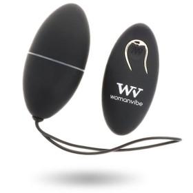 ALSAN EGG TELECOMMANDE NOIR SILICONE NOIR WOMANVIBE - Télécommande