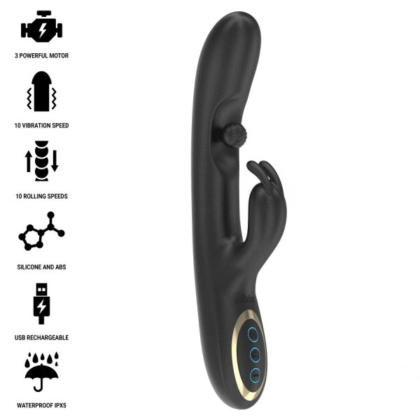 IBIZA - VIBRATEUR RABBIT PUISSANT AVEC PERLE ROULANTE MASSANTE IBIZA TECHNOLOGY