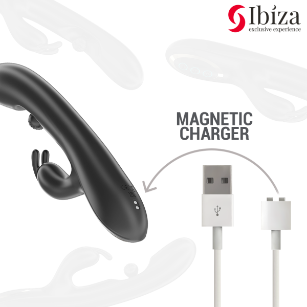 IBIZA - PODEROSO VIBRADOR DE COELHO COM MASSAGEM ROLLING BEAD TECNOLOGIA IBIZA