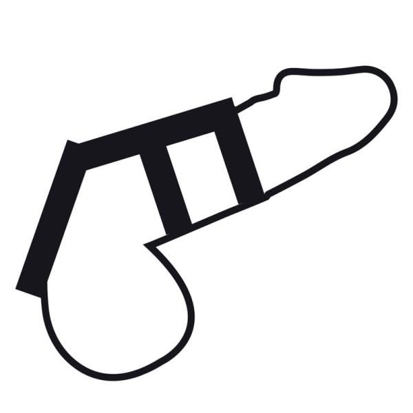 Darkness - Juego de 3 anillos flexibles para el pene