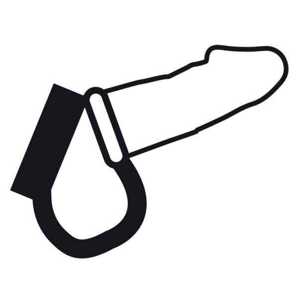 Oscuridad - Anillo Bdsm para pene y testículos