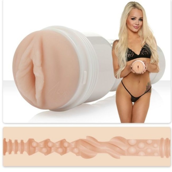 MASTURBATEUR ELSA JEAN VAGINA TASTY + LANCEMENT UNIVERSEL + LUBRIFIANT QUALITÉ AQUA 50 ML FLESHLIGHT GIRLS
