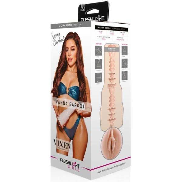 MASTURBATEUR VANNA BARDOT VAGIN FLESHLIGHT GIRLS